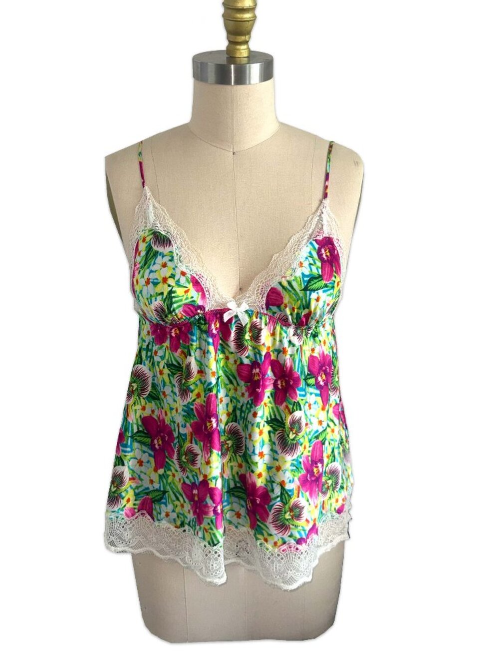 2012 VICTORIA'S SECRET floral babydoll top ♡